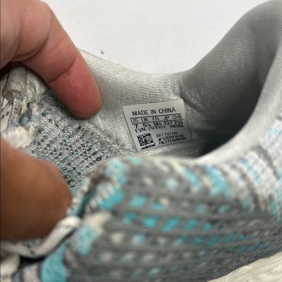 Adidas Golf Blue and Gray Sneakers with Textured Upper - Picture 7 of 7